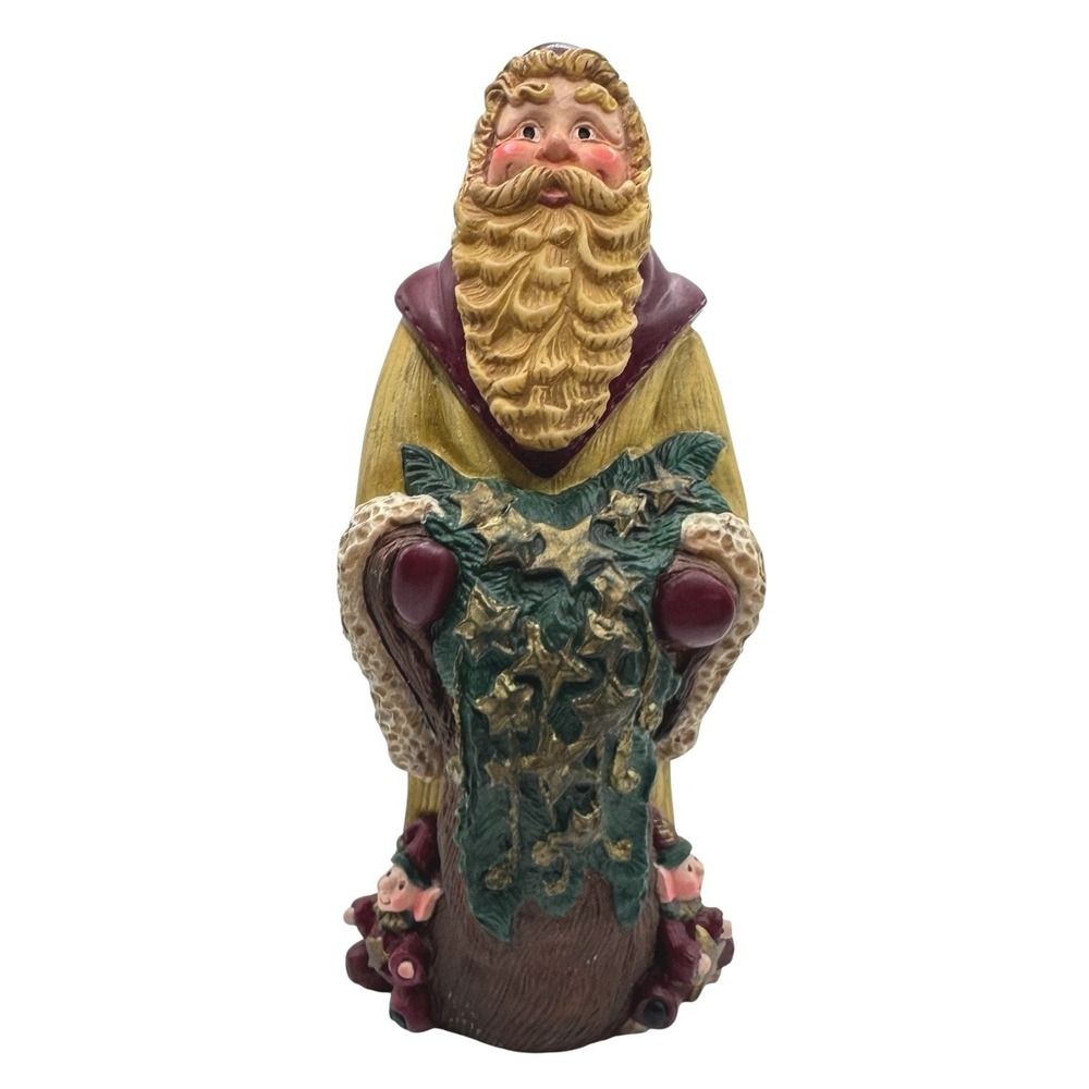 Lenox Country Santas 1996 Figurine Linda M Shannon Handcrafted Christmas Decor